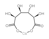 D-Glucaric acid,calcium salt (1:1) structure