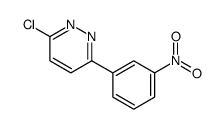 3-氯-6-(3-硝基苯基)哒嗪结构式
