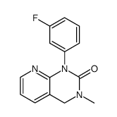 1-(3-fluoro-phenyl)-3-methyl-3,4-dihydro-1H-pyrido[2,3-d]pyrimidin-2-one Structure