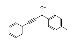 1-(4-methylphenyl)-3-phenylprop-2-yn-1-ol结构式