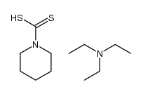 triethylammonium piperidinodithiocarbamate结构式