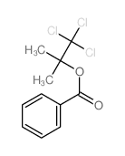 (1,1,1-trichloro-2-methyl-propan-2-yl) benzoate Structure