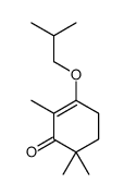 2,6,6-trimethyl-3-(2-methylpropoxy)cyclohex-2-en-1-one结构式