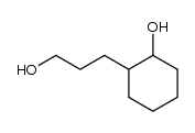 2-(3-hydroxypropyl)cyclohexan-1-ol结构式