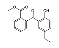 methyl 2-(5-ethyl-2-hydroxybenzoyl)benzoate结构式