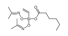[ethenyl-bis[(propan-2-ylideneamino)oxy]silyl] hexanoate结构式