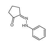 (2Z)-2-(phenylhydrazinylidene)cyclopentan-1-one结构式