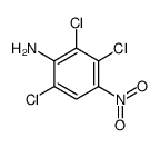 2,3,6-trichloro-4-nitroaniline结构式
