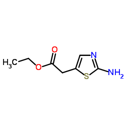 Ethyl (2-amino-1,3-thiazol-5-yl)acetate Structure