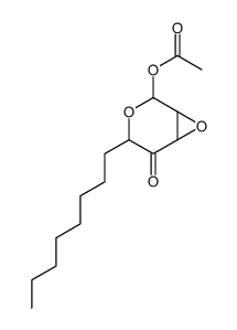 (4-octyl-5-oxo-3,7-dioxabicyclo[4.1.0]heptan-2-yl) acetate结构式