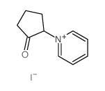 2-pyridin-1-ylcyclopentan-1-one结构式