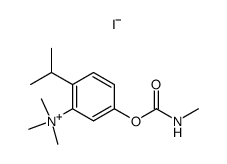 2-isopropyl-tri-N-methyl-5-methylcarbamoyloxy-anilinium, iodide结构式