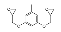 2,2'-[(5-methyl-1,3-phenylene)bis(oxymethylene)]bis-Oxirane Structure