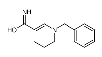 1-benzyl-3,4-dihydro-2H-pyridine-5-carboxamide结构式