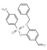 4-(Benzyloxy)-3-hydroxybenzaldehyde p-Toluenesulfonate Structure