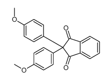2,2-bis(4-methoxyphenyl)indene-1,3-dione Structure