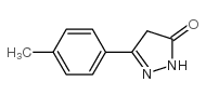 2,4-二氢-5-(4-甲基苯基)-3H-吡唑-3-酮结构式