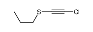 1-(2-chloroethynylsulfanyl)propane Structure