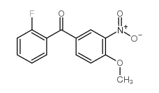 (2-氟苯)(4-甲氧基-3-硝基苯)甲烷酮结构式