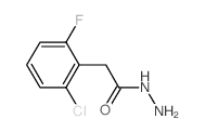 2-(2-氯-6-氟苯基)乙酰肼结构式
