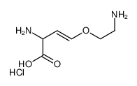 (E)-2-amino-4-(2-aminoethoxy)but-3-enoic acid,hydrochloride Structure
