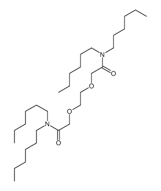2,2'-(Ethylenebisoxy)bis(N,N-dihexylacetamide) structure