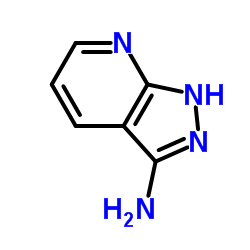 3-氨基-1H-吡唑并[3,4-b]吡啶结构式