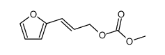 (E)-3-furan-2-yl-prop-2-en-1-ol methyl carbonate结构式