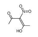 3-nitro-pentane-2,4-dione (E)-2-enol tautomer结构式