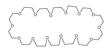 1,4,7,10,13,16,19,22,25,28,31,34,37,40-tetradecaoxacyclodotetracontane结构式