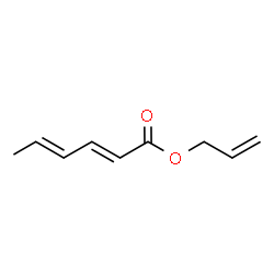 allyl hexadienoate Structure