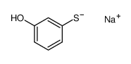 sodium 3-hydroxybenzenethiolate Structure