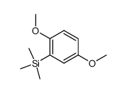 1,4-Dimethoxy-2-(trimethylsilyl)benzene结构式