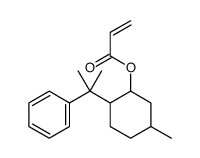 [5-methyl-2-(2-phenylpropan-2-yl)cyclohexyl] prop-2-enoate Structure