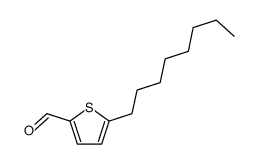 5-n-Octylthiophene-2-carbaldehyde Structure