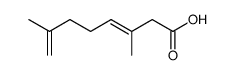 3,7-Dimethylocta-3,7-dienoic Acid结构式