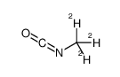 甲基-D3 异氰酸酯结构式
