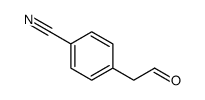 4-(2-氧代乙基)苯甲腈结构式