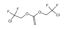 bis(2-chloro-2,2-difluoroethyl) thionocarbonate Structure