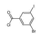 3-bromo-5-iodobenzoyl chloride Structure