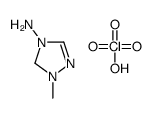 1-methyl-1,5-dihydro-1,2,4-triazol-1-ium-4-amine,perchlorate Structure