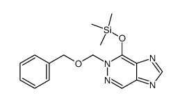 5-((benzyloxy)methyl)-4-((trimethylsilyl)oxy)-5H-imidazo[4,5-d]pyridazine Structure