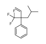 [5-methyl-3-(trifluoromethyl)hex-1-en-3-yl]benzene结构式
