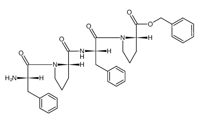 H-Phe-Pro-Phe-ProOBzl结构式