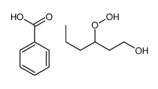 benzoic acid,3-hydroperoxyhexan-1-ol结构式