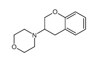 4-(3,4-Dihydro-2H-1-benzopyran-3-yl)morpholine结构式
