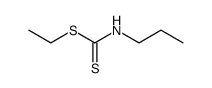 ethyl propylcarbamodithioate Structure
