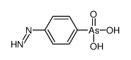 (4-diazenylphenyl)arsonic acid Structure