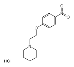 1-(2-(4-nitrophenoxy)ethyl)piperidine hydrochloride Structure