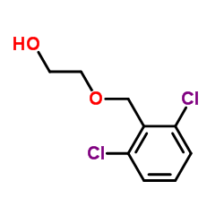 2-((2,6-二氯苯基)甲氧基)乙醇结构式